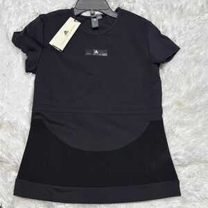 Stella McCartney x Adidas Black Fitsense+ Tee